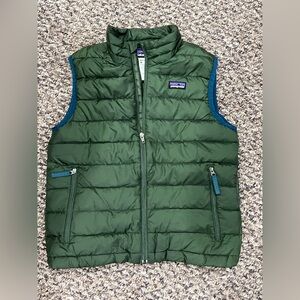 Patagonia Forest Green Down Sweater Vest S (7/8)